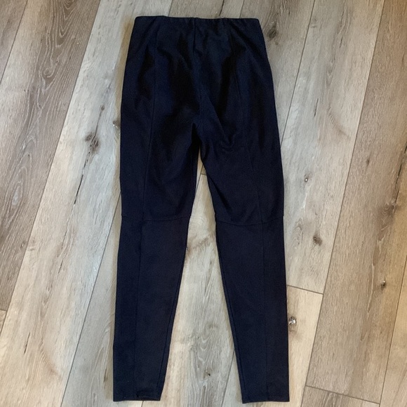 LYSSE Black Faux Suede High Waist Leggings - Picture 7 of 11